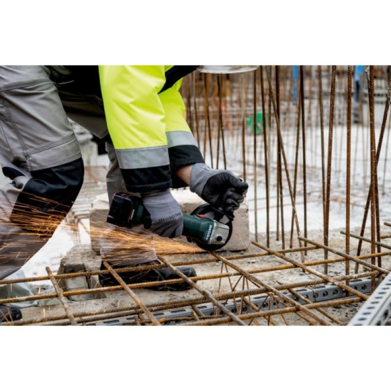 Шліфувальна машина Metabo W 18 L 9-125 125мм, 18В, 2х4Ah, 8500об/хв, 2.3кг (602247510)