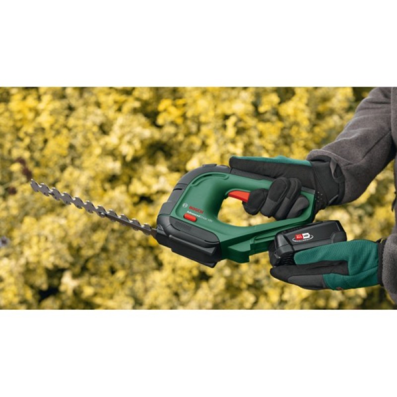 Кущоріз Bosch AdvancedShear 18V-10, PBA, 2.0Ah (0.600.857.000)