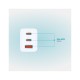 Зарядний пристрій D-Link 2xUSB-C + 1xUSB-A 65W GaN white (DCP-651)
