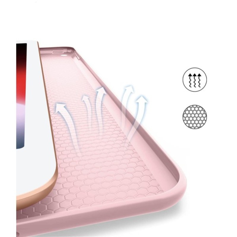 Чохол до планшета BeCover Tri Fold Soft TPU Silicone Apple iPad 10.2 2019/2020/2021 Rose Gold (706886)