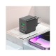 Зарядний пристрій BOROFONE BAS14A Erudite 1xUSB-C PD20W + 1xUSB QC3.0 Black (6941991104947)