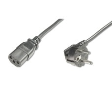 Кабель живлення C13 0.75m 0.75mm black Digitus (AK-440109-008-S)