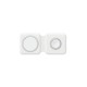 Зарядний пристрій ColorWay MagSafe Duo Charger 15W for iPhone (White) (CW-CHW32Q-WT)