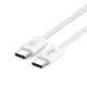 Дата кабель USB-C to USB-C 1.0m 60W white XO (CB-Q73CC)