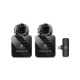 Мікрофон Puluz для телефону приймач Type-C і два мікрофони Black (PU648B)