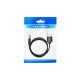 Кабель живлення USB to DC 3.5 1.0m 5V 2A PVC Black Vention (CEXBF)