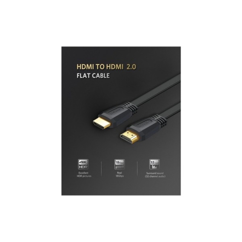 Кабель мультимедійний HDMI M to HDMI M 1.5m Ugreen (UGR-50819)
