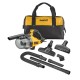 Пилосос будівельний DeWALT 18 B XR Li-lon, діаметр шланга 31,8 мм, 21,7 л/с, 1.5 кг (без АКБ та ЗУ) (DCV501LN)
