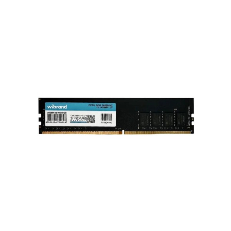 Модуль пам'яті для комп'ютера DDR4 8GB 2666 MHz Wibrand (WI2666DDR4D/8GB)