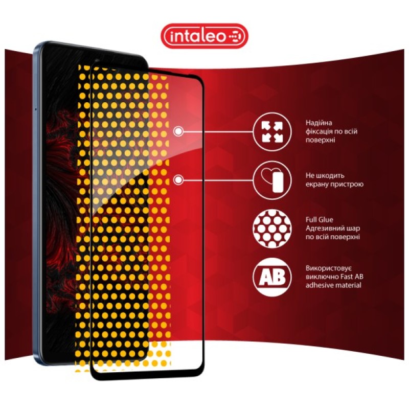 Скло захисне Intaleo Full Glue Infinix Hot 50 4G Black (1283126607318)
