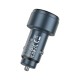 Зарядний пристрій HOCO HOCO Z57B Glorious 63W dual-port display USB-C PD45W + USB QC3.0 Metal Gray (6942007633161)