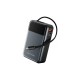 Батарея універсальна Vention 20000mAh 65W 3A PD, QC/3.0, USB-A, Type-C OUT, with Built-in USB-C Cable, LED Display (FHYB0)