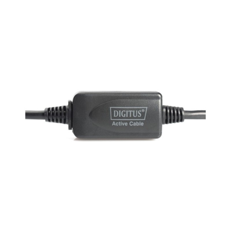 Дата кабель USB 2.0 AM/AF 15.0m Active Digitus (DA-73101)