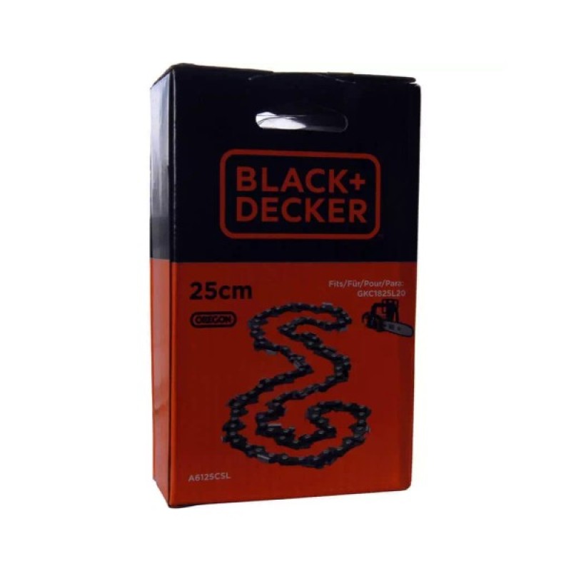 Ланцюг Black&Decker 3/8", 1.3 мм, 40 ланок, довжина 10"/25 см (A6125CSL)