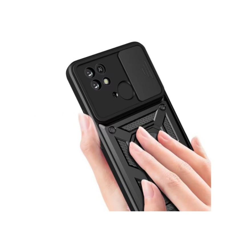 Чохол до мобільного телефона BeCover Military Xiaomi Redmi 10C Black (707425)
