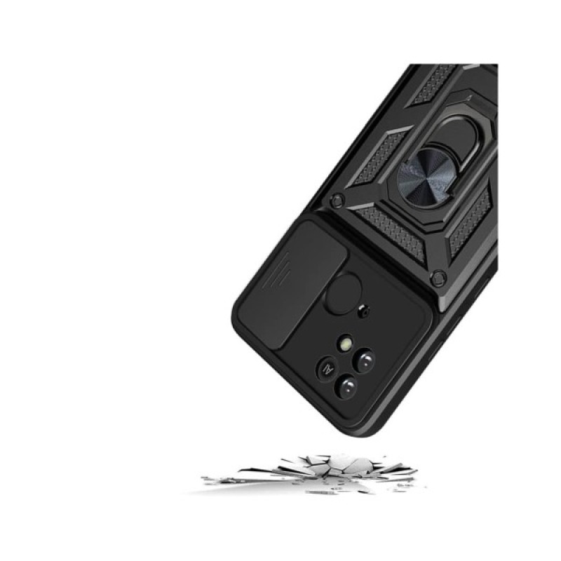 Чохол до мобільного телефона BeCover Military Xiaomi Redmi 10C Black (707425)