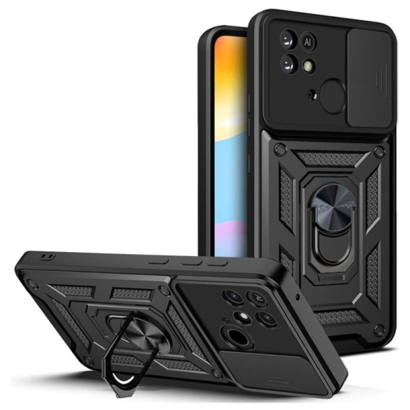 Чохол до мобільного телефона BeCover Military Xiaomi Redmi 10C Black (707425)