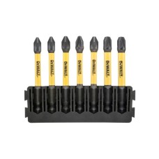 Набір біт DeWALT в касеті для Tough Case, FlexTorq, L=57 мм, Рz1-2шт, Рz2-3шт, Рz3-2шт. (DT70822)