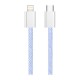 Дата кабель USB-C to Lightning 1.0m 27W purple ColorWay (CW-CBPDCL061-PU)