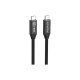 Дата кабель USB-C to USB-C primelinkc40-2m.black Promate (primelinkc40-2m.black)