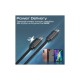Дата кабель USB-C to USB-C primelinkc40-2m.black Promate (primelinkc40-2m.black)