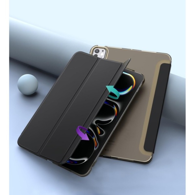 Чохол до планшета BeCover Tri Fold Hard Apple iPad Pro 11" M4 2024 Black (711726)