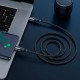 Дата кабель USB-C to USB-C 1.0m Exquisito 100W X50 black HOCO (6931474734259)