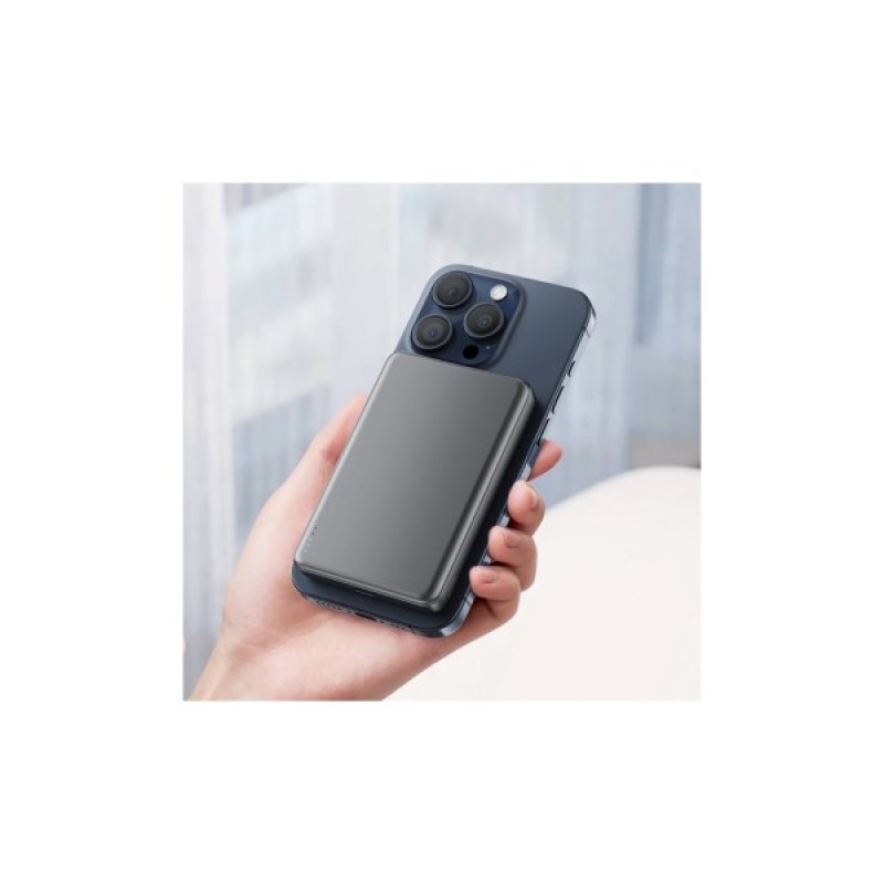 Батарея універсальна Acefast Magnetic Wireless 10000mAh 20W PD, QC/3.0, QI 15W, M12 Black (6974316283393)