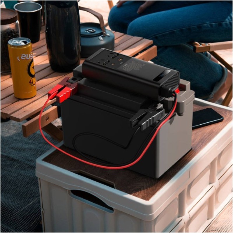 Автомобільний інвертор 12V/220V 500W IGBT Baseus In-car Inverter Baseus (CGNB010101)