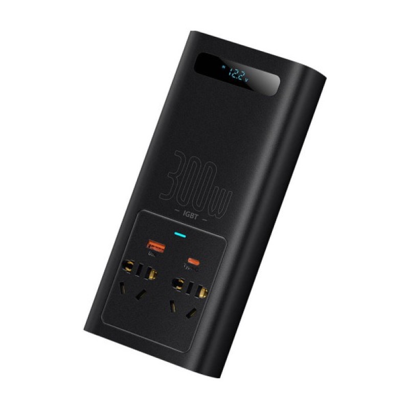 Автомобільний інвертор 12V/220V 500W IGBT Baseus In-car Inverter Baseus (CGNB010101)
