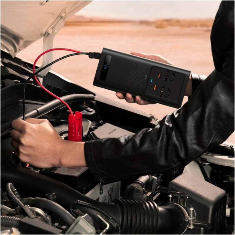 Автомобільний інвертор 12V/220V 500W IGBT Baseus In-car Inverter Baseus (CGNB010101)