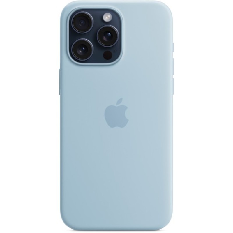 Чохол до мобільного телефона Apple iPhone 15 Pro Max Silicone Case with MagSafe - Light Blue,Model A3126 (MWNR3ZM/A)