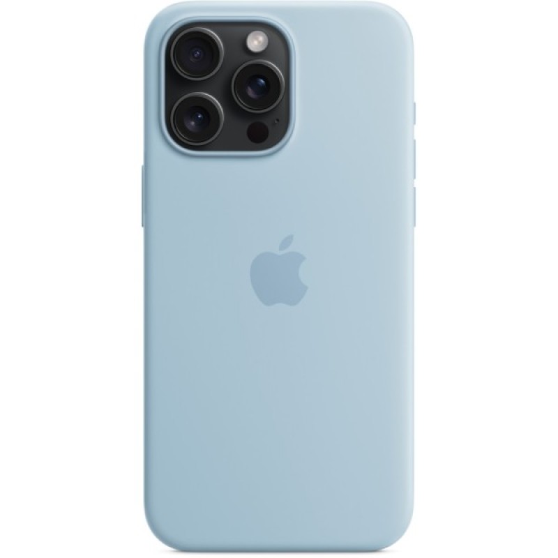 Чохол до мобільного телефона Apple iPhone 15 Pro Max Silicone Case with MagSafe - Light Blue,Model A3126 (MWNR3ZM/A)