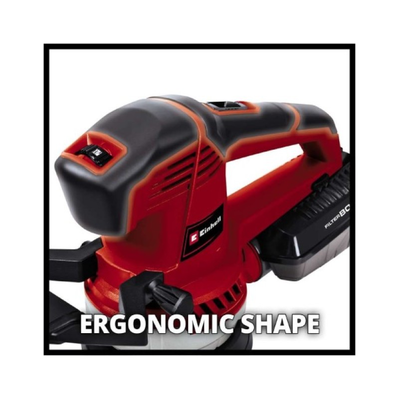 Шліфувальна машина Einhell TE-RS 40 E400Вт 125 мм, 12000-24000кол/хв, 1.87кг (4462000)