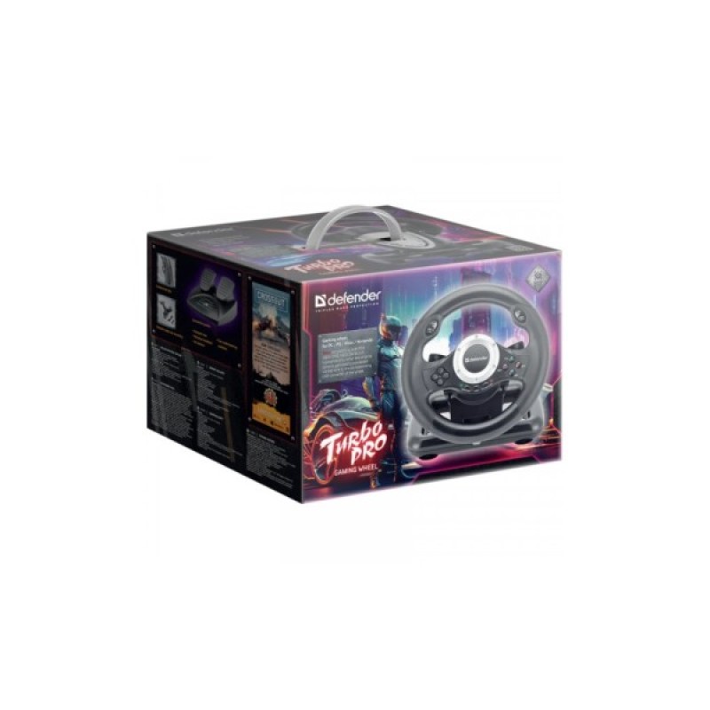 Кермо Defender Turbo Pro for PC/PS3/PS4/Xbox USB (64291)