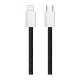 Дата кабель USB-C to Lightning 1.0m 27W black ColorWay (CW-CBPDCL061-BK)