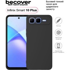 Чохол до мобільного телефона BeCover Silicone Infinix Smart 10 Plus (X6725B) Black (713764)