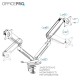 Кронштейн OfficePro MA902G Plus