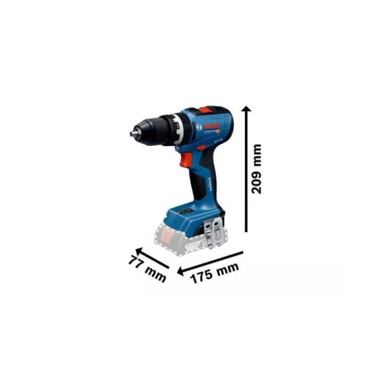 Шуруповерт Bosch Professional GSB 18V-65 18В 2х2Агод 3165Нм 0-2100обхв ЗП GAL18V-20 кейс 1.12 (0.601.9N3.100)