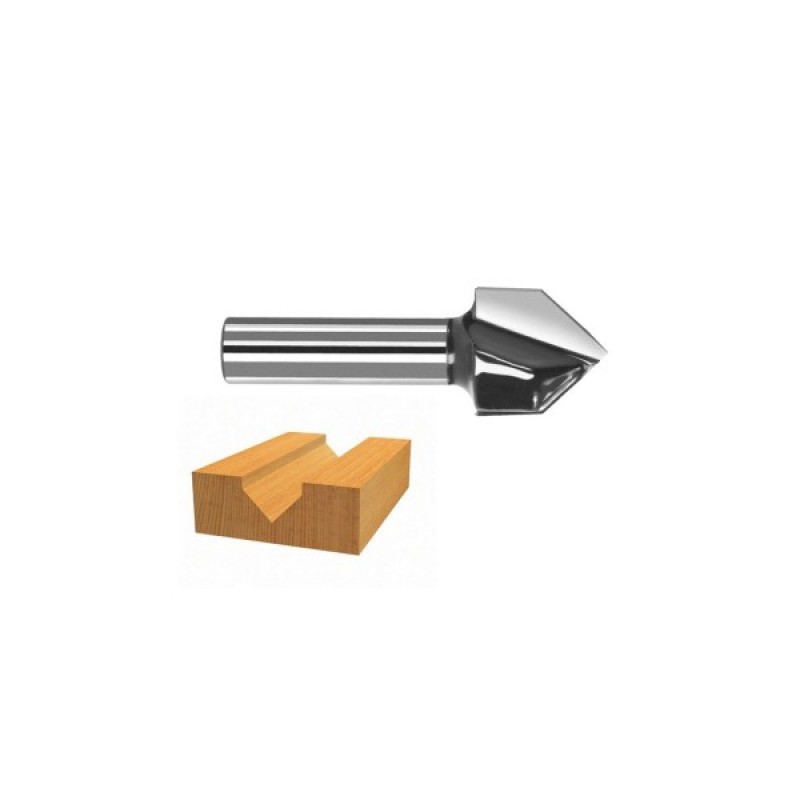 Фреза Bosch Professional пазова V-подібна V, Std, S8, D11, L14 60° (2.608.628.406)