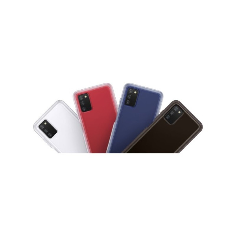 Чохол до мобільного телефона Samsung Soft Clear Cover Galaxy A03s (A037) Black (EF-QA037TBEGRU)