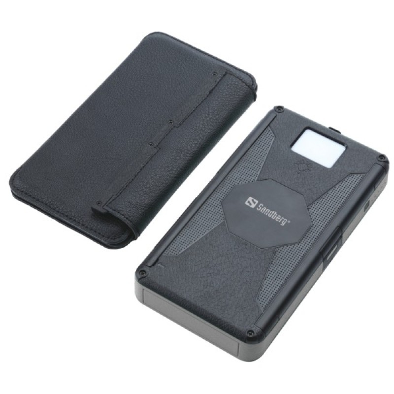 Батарея універсальна Sandberg 20000mAh, Solar 6-Panel/7.5W, USB-C output(20W), USB-A*2/(18W Max) (420-73)