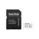 Карта пам'яті SanDisk 512GB microSDXC High Endurance UHS-I U3 V30 + SD adapter (SDSQQNR-512G-GN6IA)