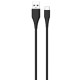 Дата кабель USB 2.0 AM to USB-C 1.0m black ColorWay (CW-CBUC026-BK)