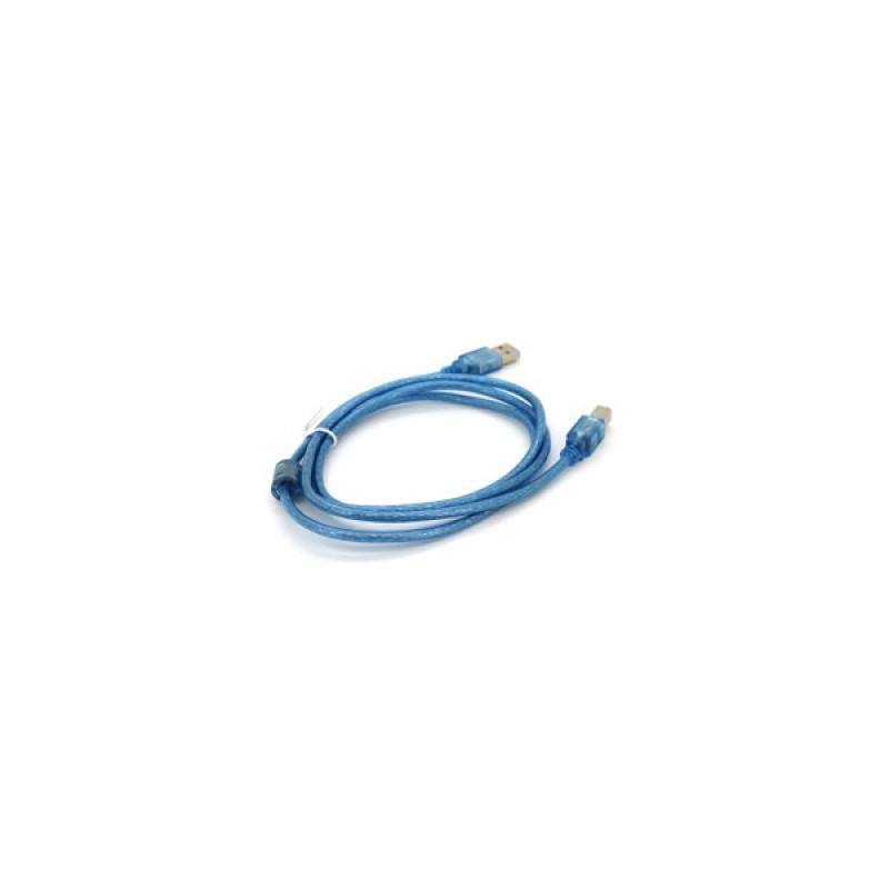 Кабель для принтера USB 2.0 AM/BM 1.5m ferrite blue Ritar (YT-AM/BM-1.5TTR)