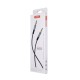 Кабель мультимедійний 3.5mm M to 3.5mm M 1.0m black XO (XO-NB121)
