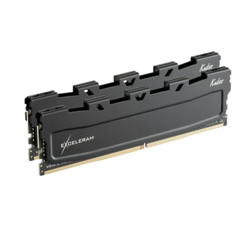 Модуль пам'яті для комп'ютера DDR5 32GB (2x16GB) 6400 MHz Black Kudos eXceleram (EK50320643039CD)