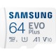 Карта пам'яті Samsung 64GB microSD class 10 UHS-I U3 V30 A2 EVO Plus (MB-MC64SA/EU)