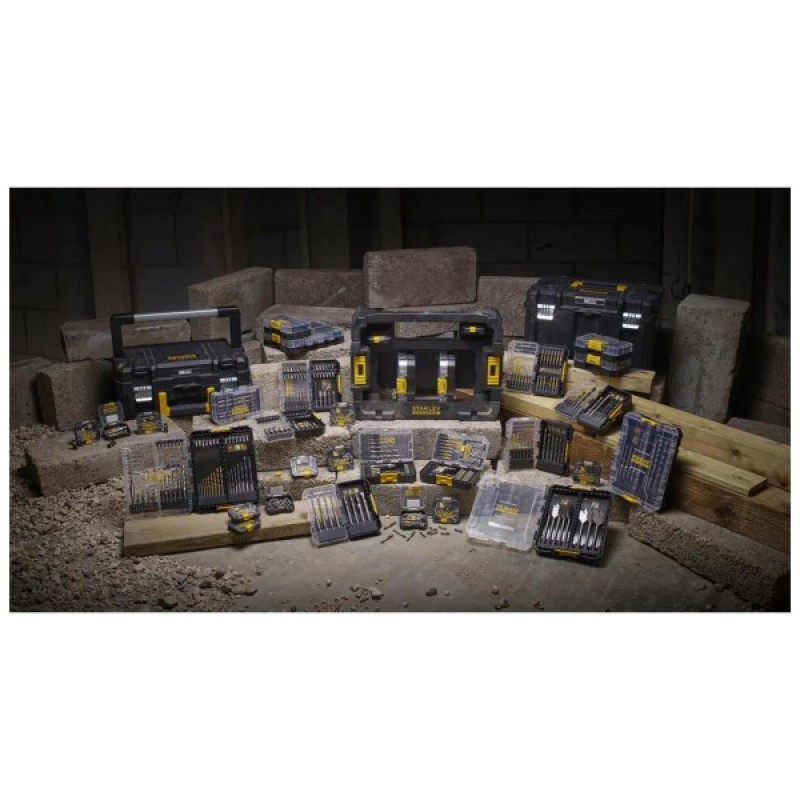 Набір біт Stanley FatMax, Phillips, Pozidriv, Torx, 2x Ph, L 25, 50 мм, 10 шт, кейс (STA88560)