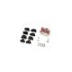 Затиск для клем CINLINELE Black-red + насадки 06 -0.5-6mm2, 02С -0.5-2.5mm2, 06WF -0.25-16mm2, 48B -0.5-2.5mm2 (Cinlin-2549)